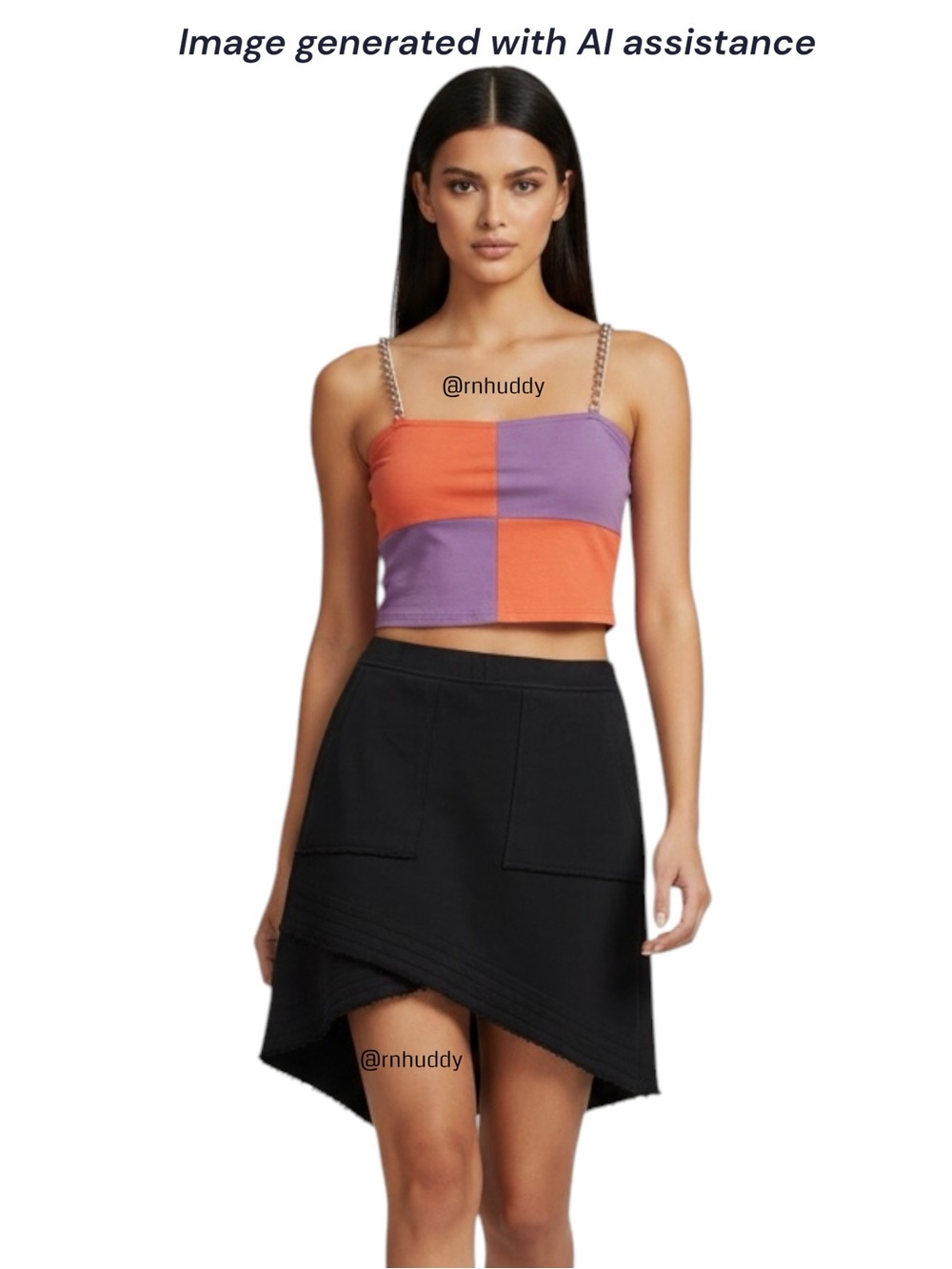 Skingraft S black terry wrap skirt